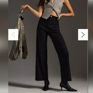 Famous Viral Anthropologie Maeve The Colette Cropped Wide-Leg Pants by Maeve